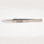 A Type Isolation Eyelash Extension Tweezers With Groove 12 cm Lay Down View 04
