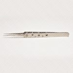 A Type Isolation Eyelash Extension Tweezers With Holes 13 cm Lay Down View 04