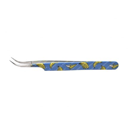 Dark Blue Banana Mix Pattern With Silver Tip