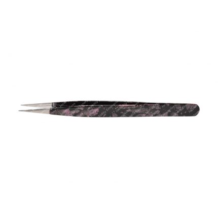 Black And Pink Marble Mix Pattern With Silver Tip