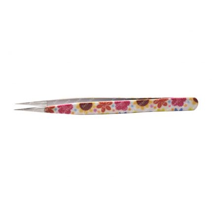 Flower Style Pattern With Silver Tip